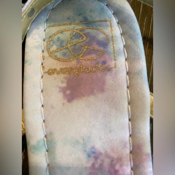 New** Studied Ankle-Strap Sandals in cotton candy tie dye Size 7 - Picture 6 of 10